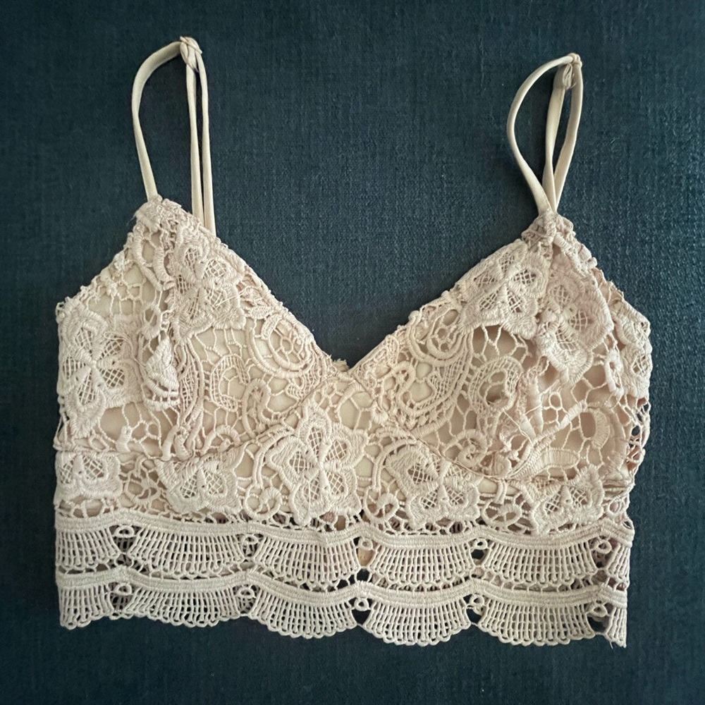 Blush pink color, XS crochet style